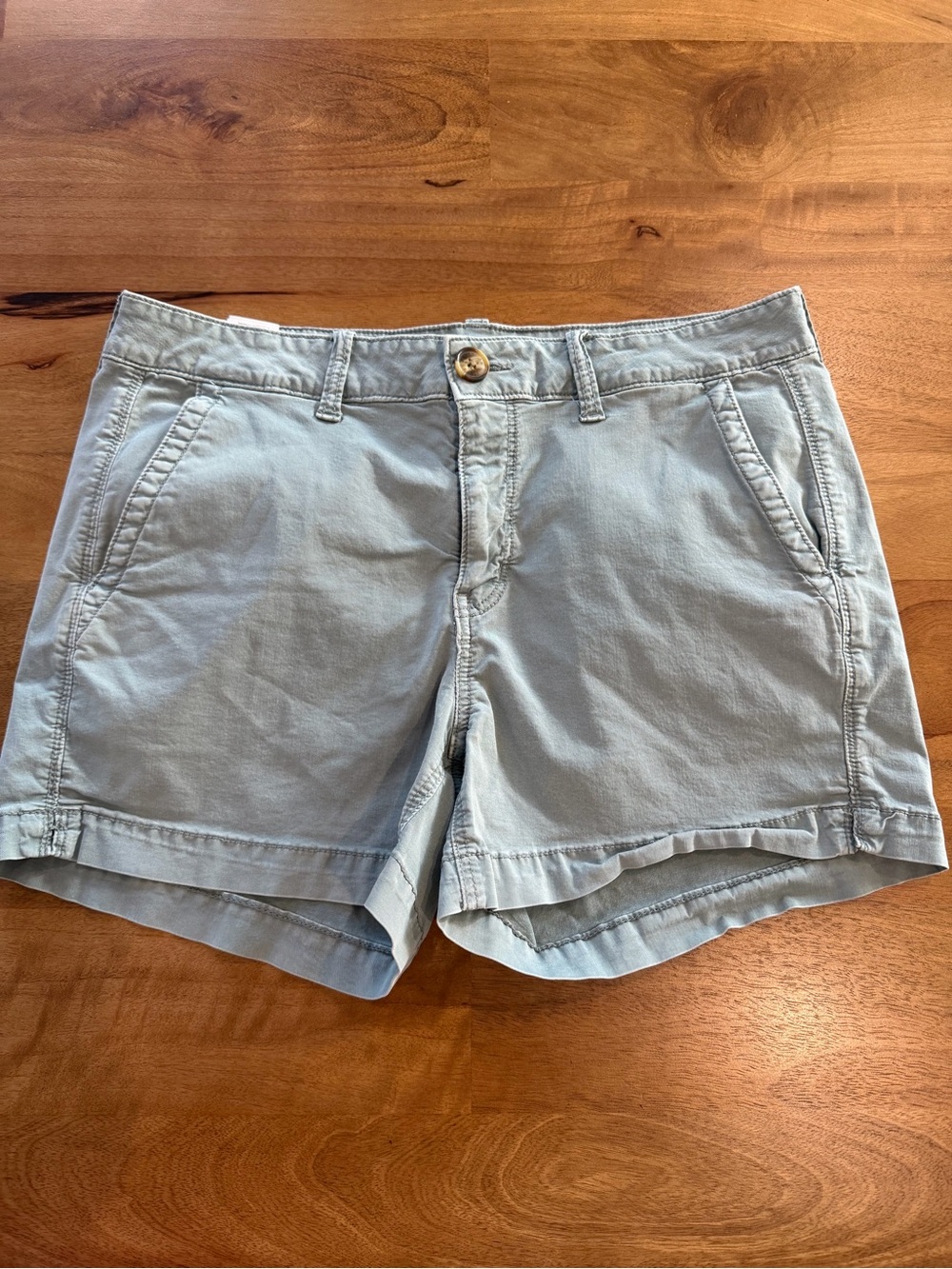 American Eagle Outfitters Light Green Cotton Shorts 3.5” Inseam - Size 10